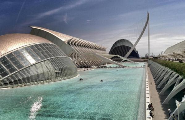 Beach Valencia Luxury A40-13 Apartment With Terrace And Sea Views Exterior foto