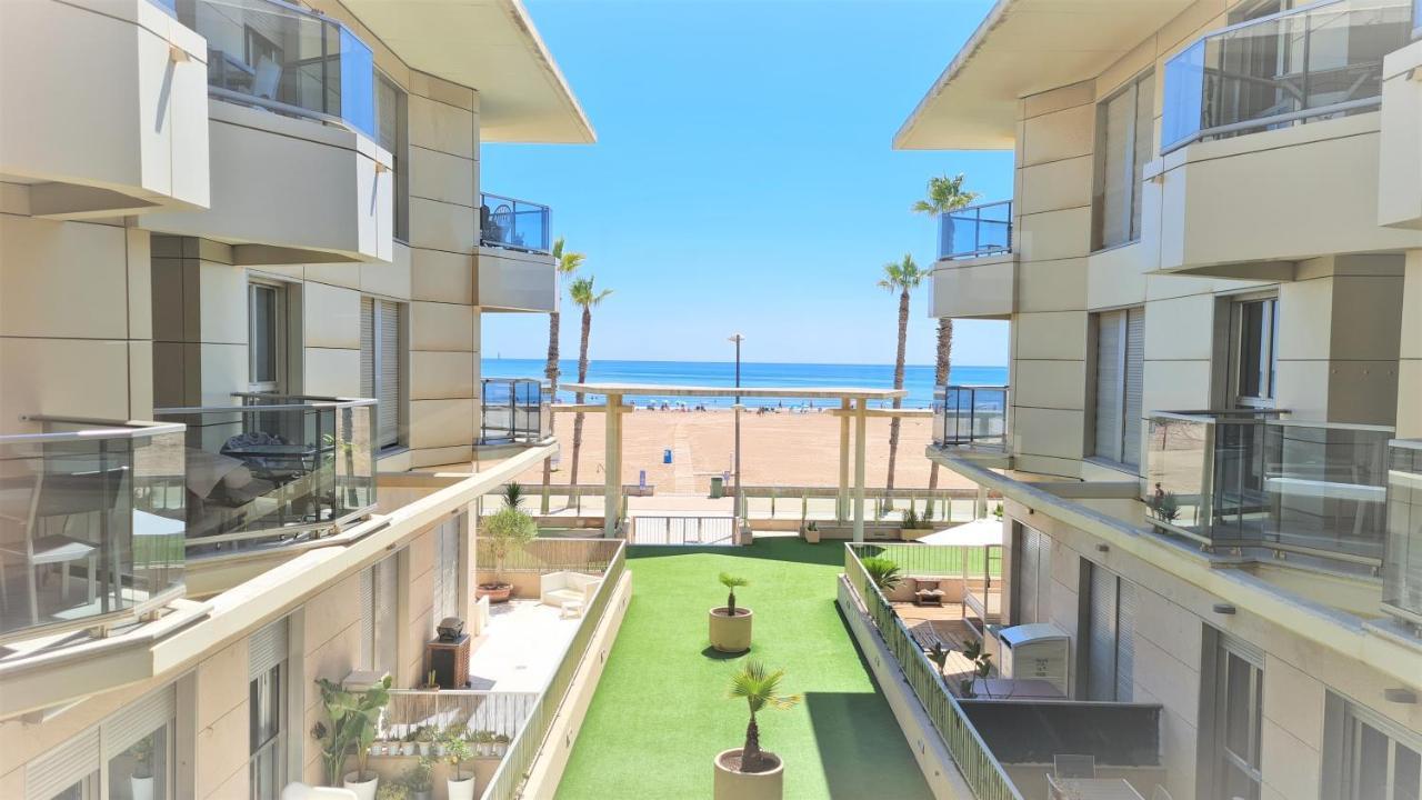 Beach Valencia Luxury A40-13 Apartment With Terrace And Sea Views Exterior foto